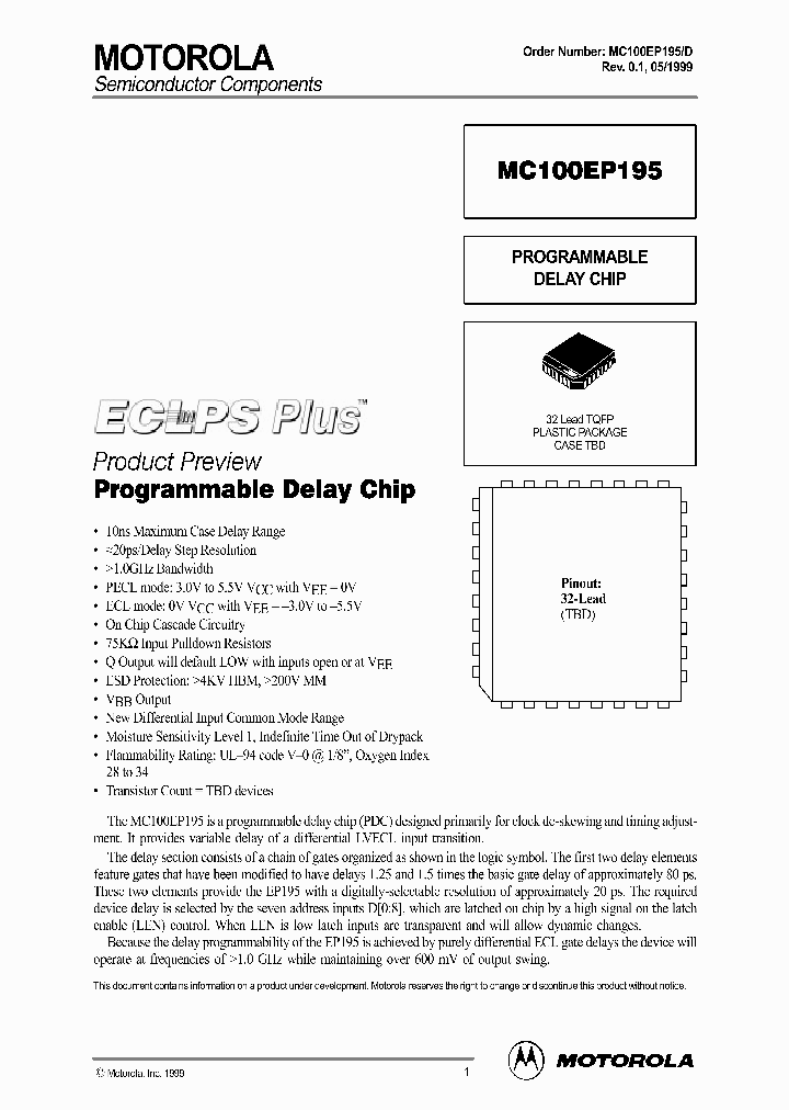 MC100EP195D_572647.PDF Datasheet