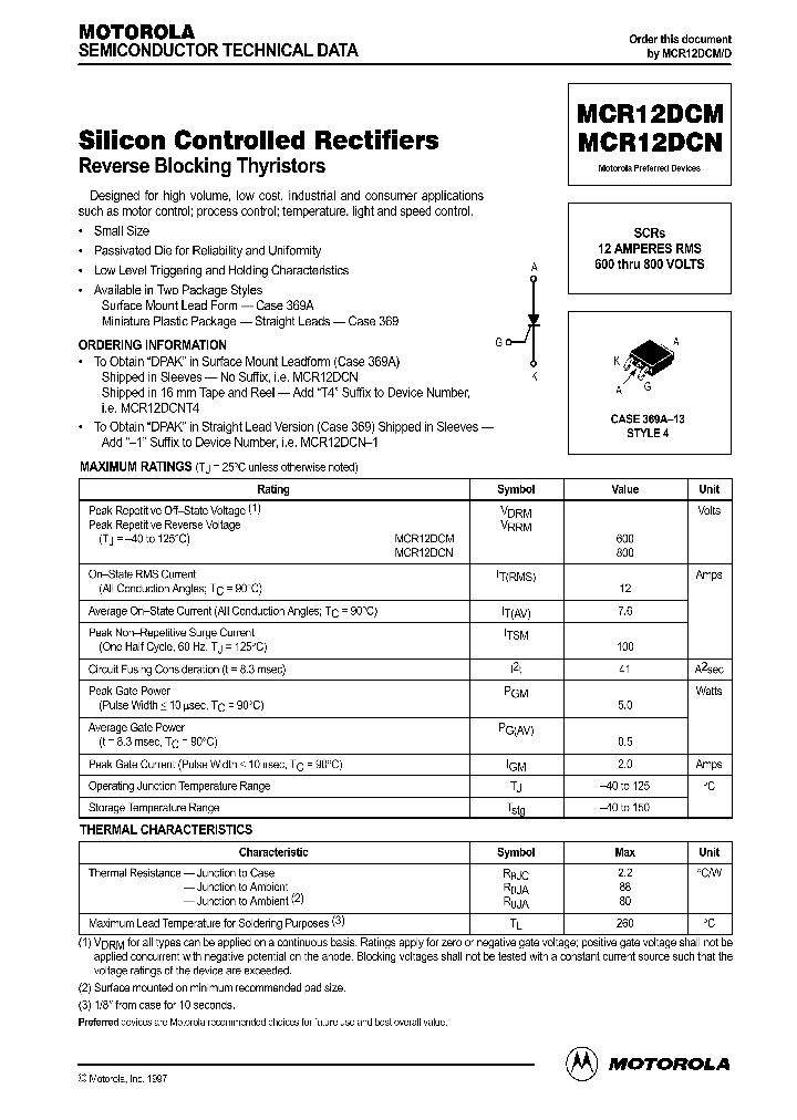 MCR12DCM_742432.PDF Datasheet