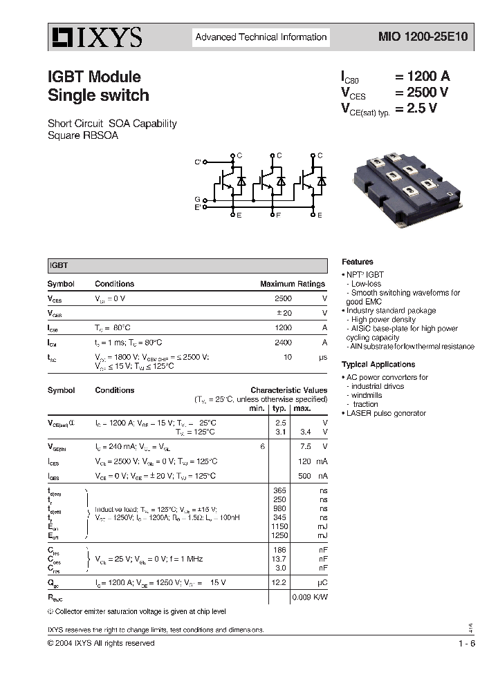 MIO1200-25E10_603030.PDF Datasheet