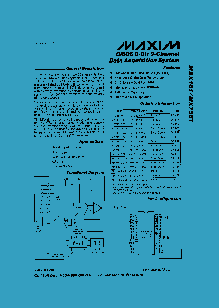 MAX161_29473.PDF Datasheet