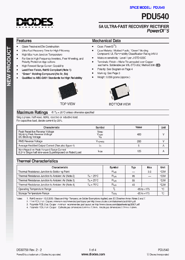 PDU540_645253.PDF Datasheet