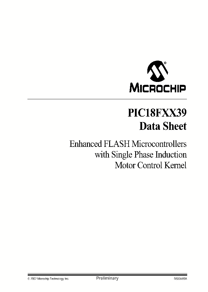 PIC18FXX39_578122.PDF Datasheet