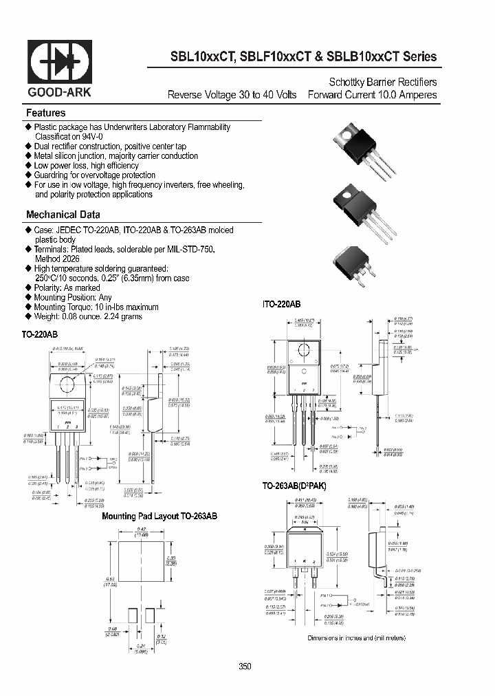 SBL10XXCT_626396.PDF Datasheet