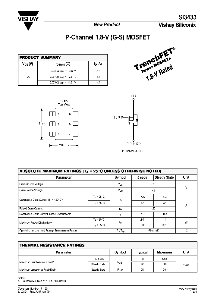 SI3433_560642.PDF Datasheet