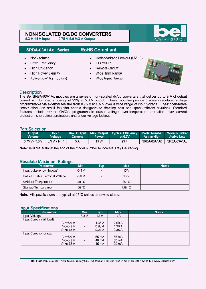 SRBA-03A1A0_692759.PDF Datasheet