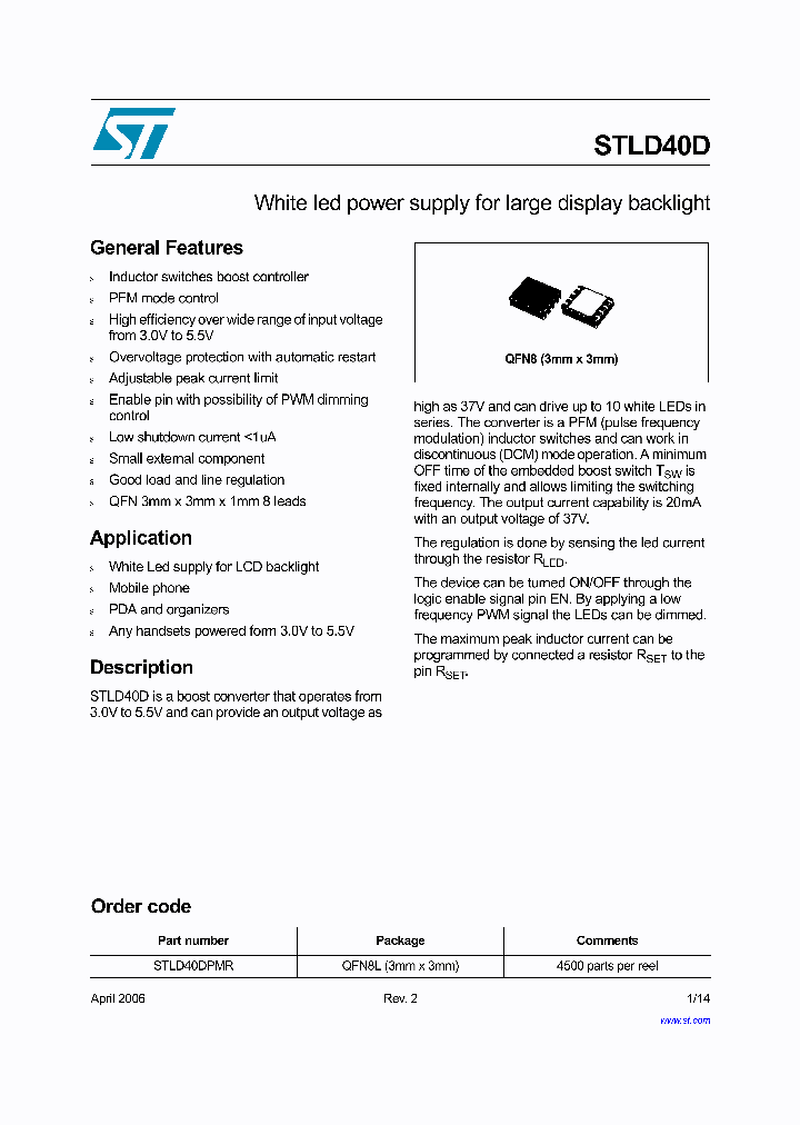 STLD40DPMR_702629.PDF Datasheet