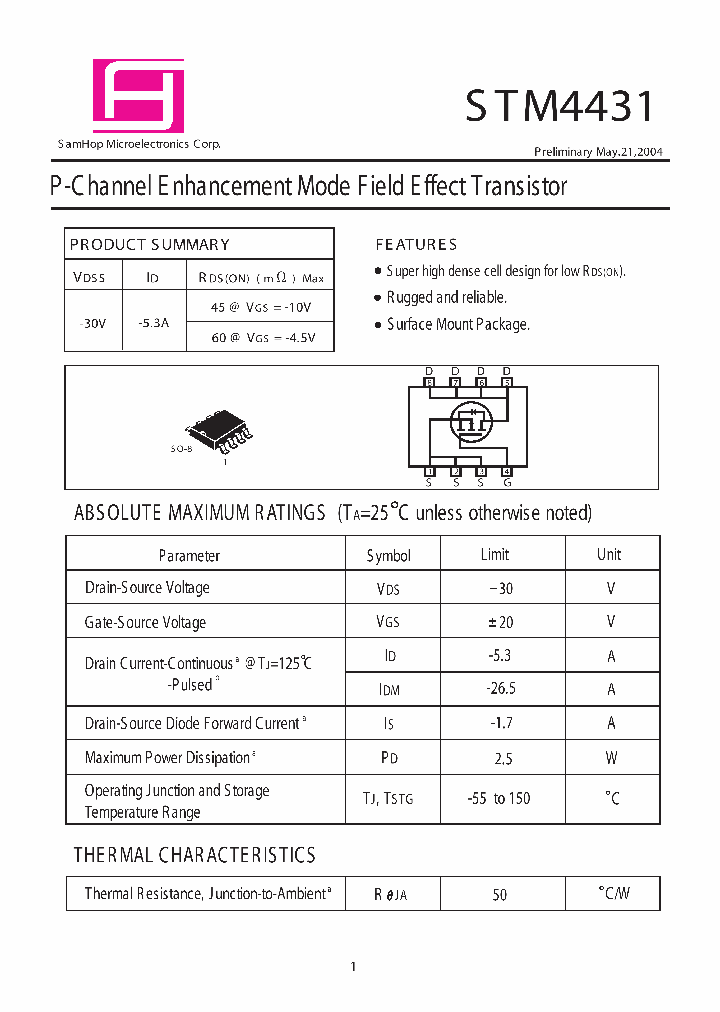 STM4431_582261.PDF Datasheet