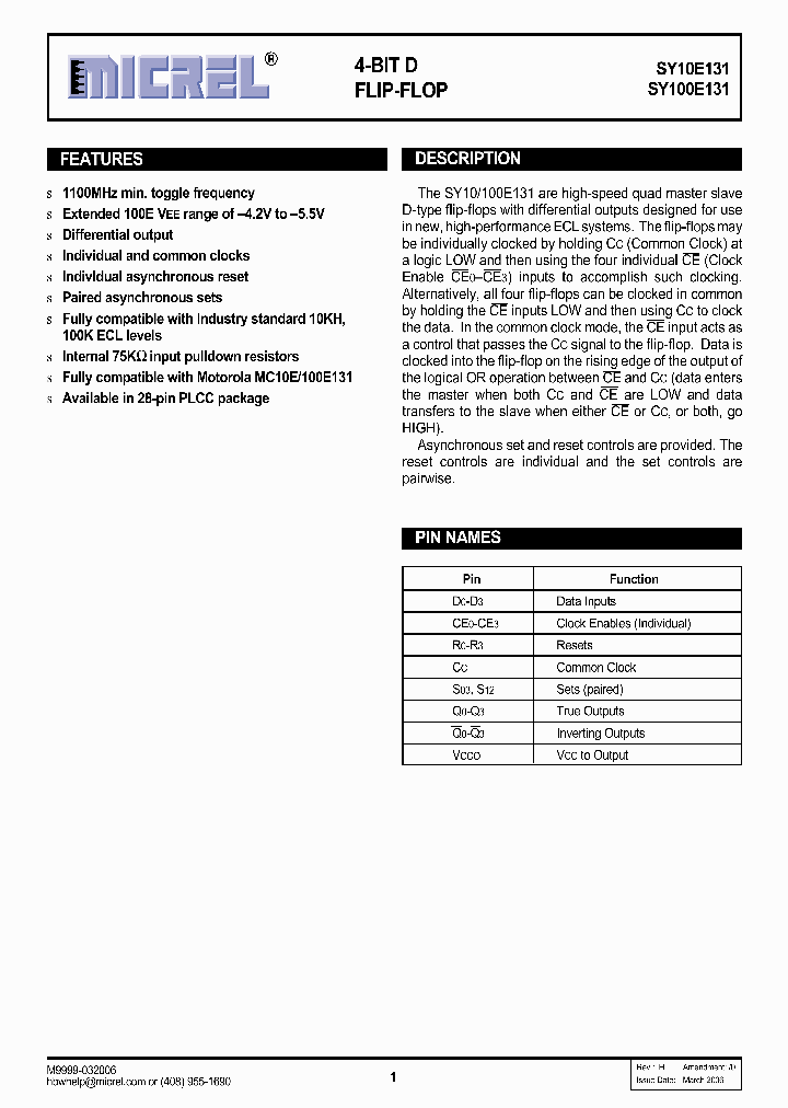 SY100E131JYTR_761199.PDF Datasheet