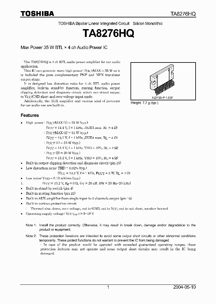 TA8276HQ_784585.PDF Datasheet