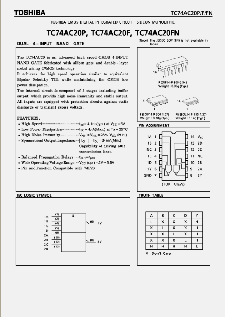 TC74AC20F_781357.PDF Datasheet