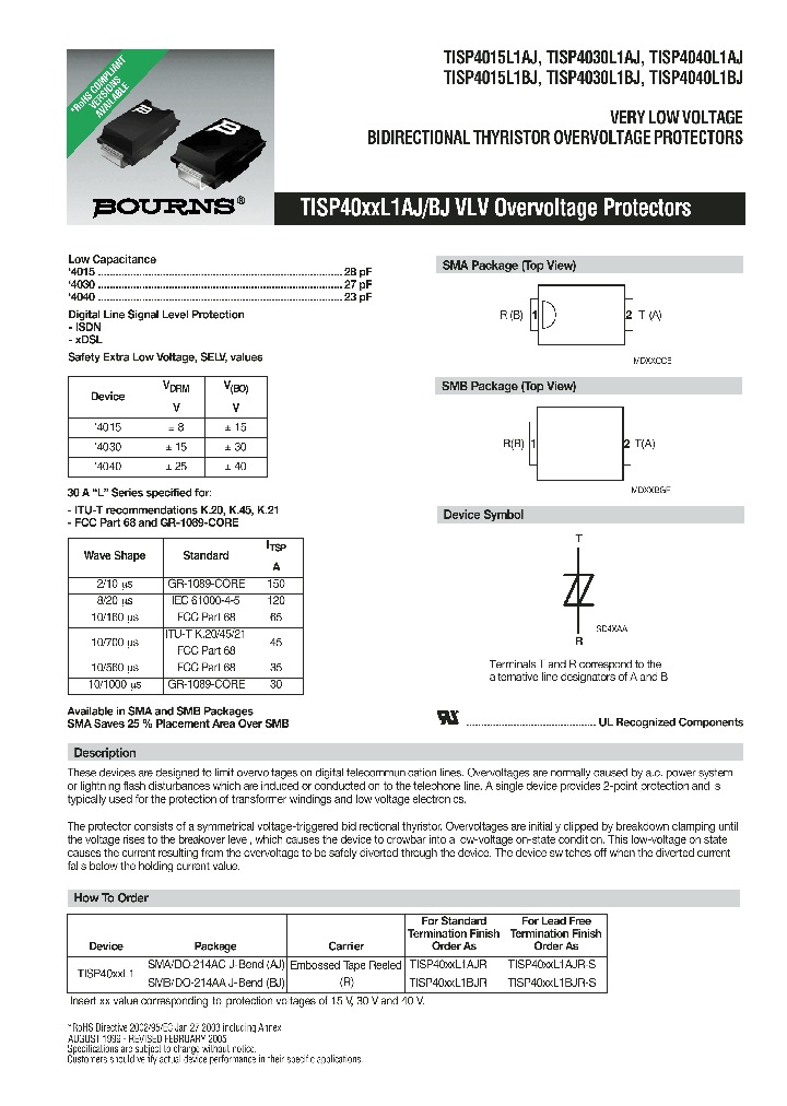 TISP4015L1AJR_696978.PDF Datasheet