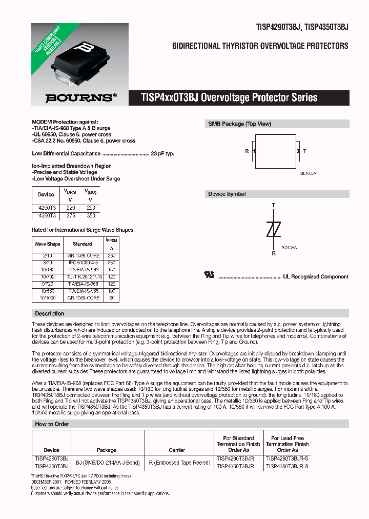 TISP4350T3BJ_694191.PDF Datasheet