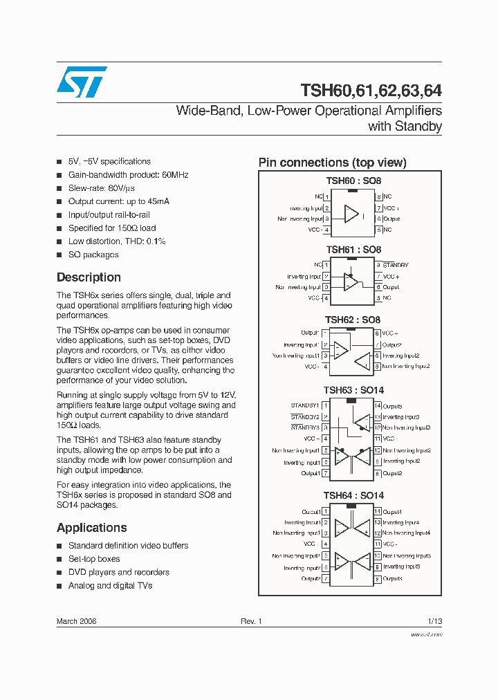 TSH62C_659749.PDF Datasheet