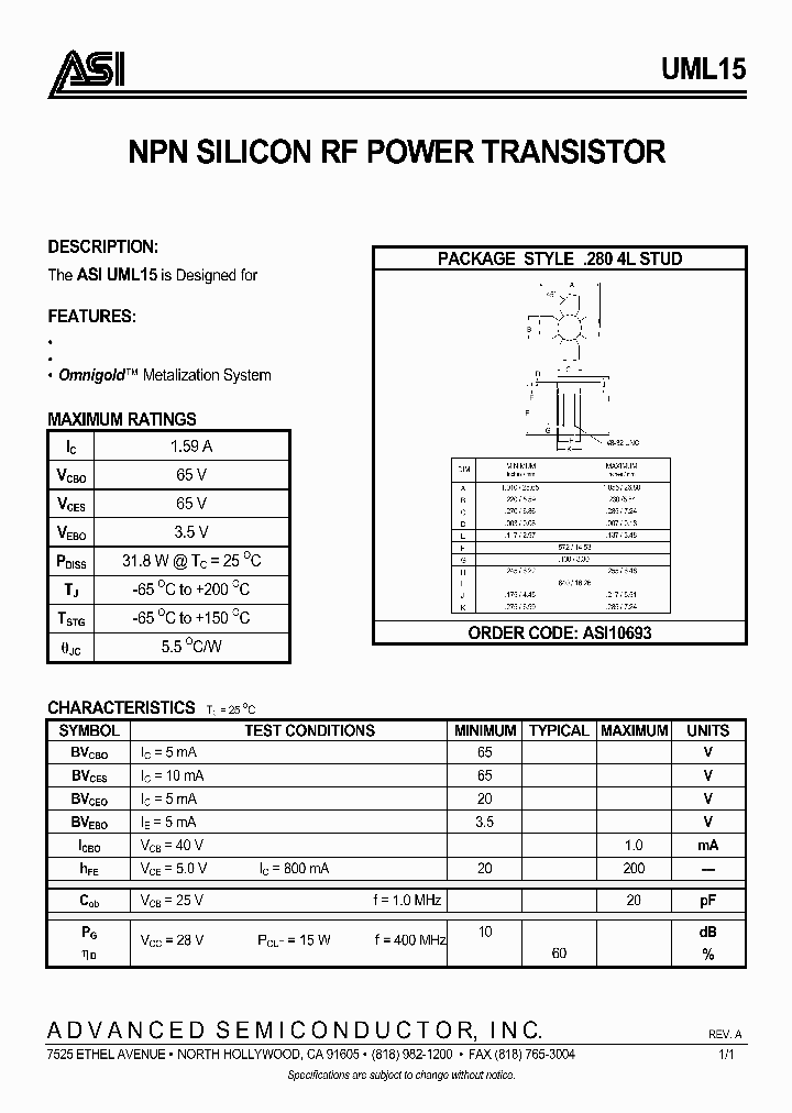 UML15_59373.PDF Datasheet