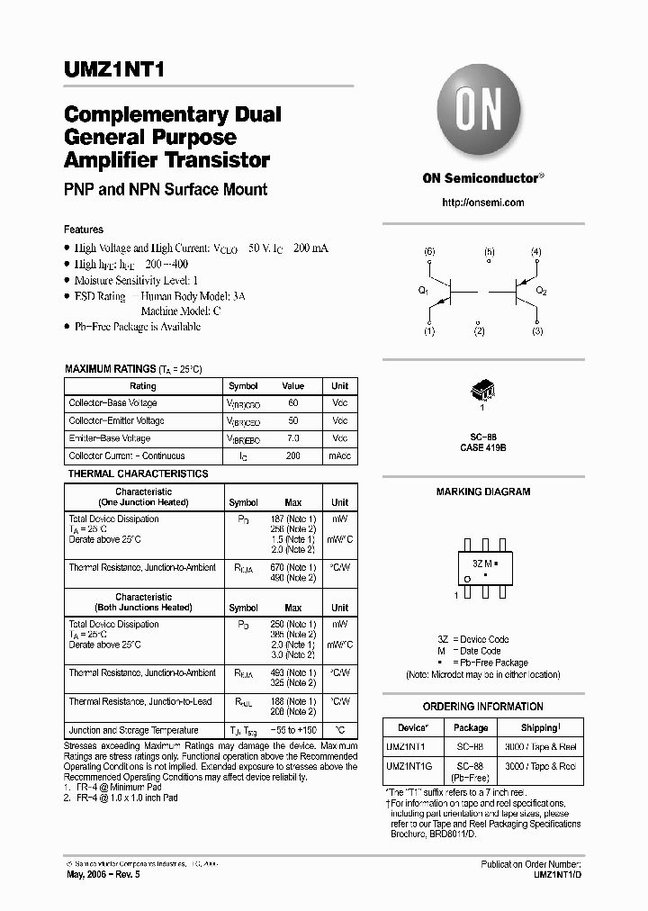 UMZ1NT1G_762302.PDF Datasheet