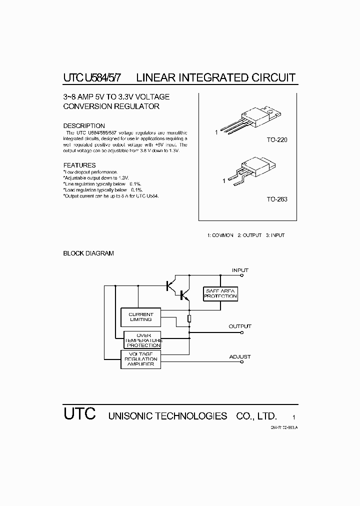 UTCU584_612279.PDF Datasheet