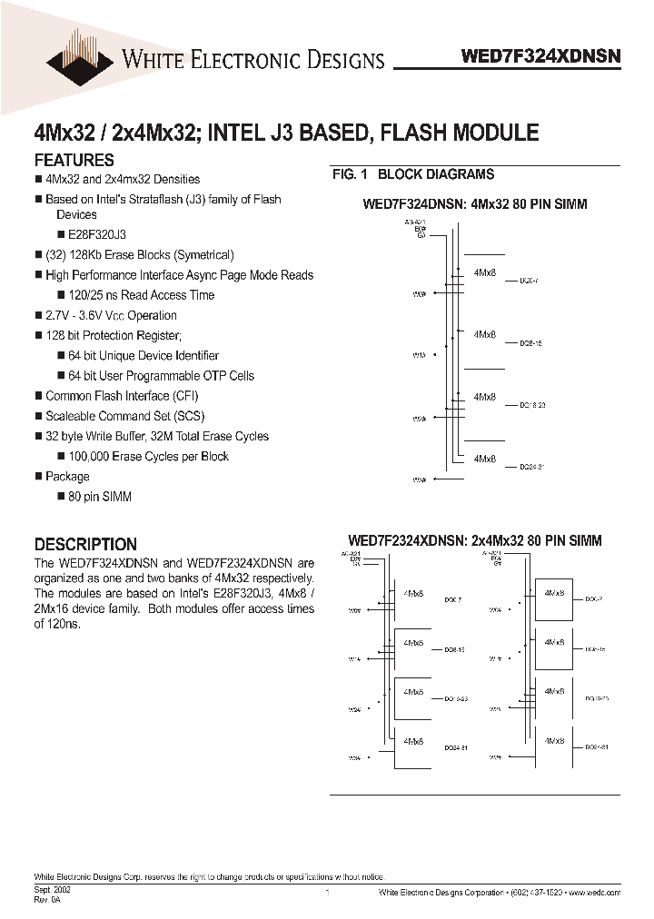 WED7F324XDNSN12C_652250.PDF Datasheet