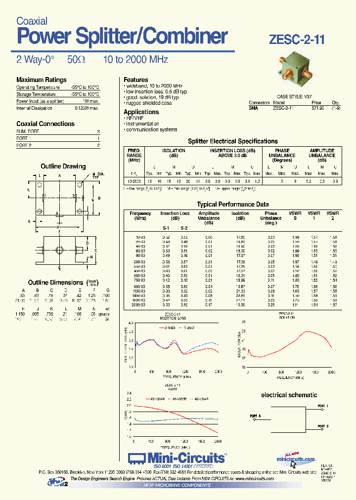 ZESC-2-11_747080.PDF Datasheet