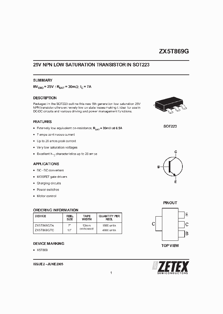 ZX5T869G_699933.PDF Datasheet
