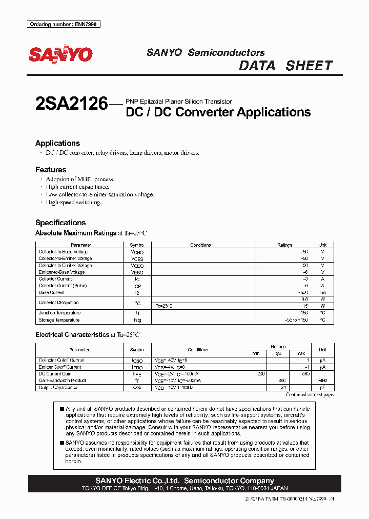 2SA2126_1011848.PDF Datasheet