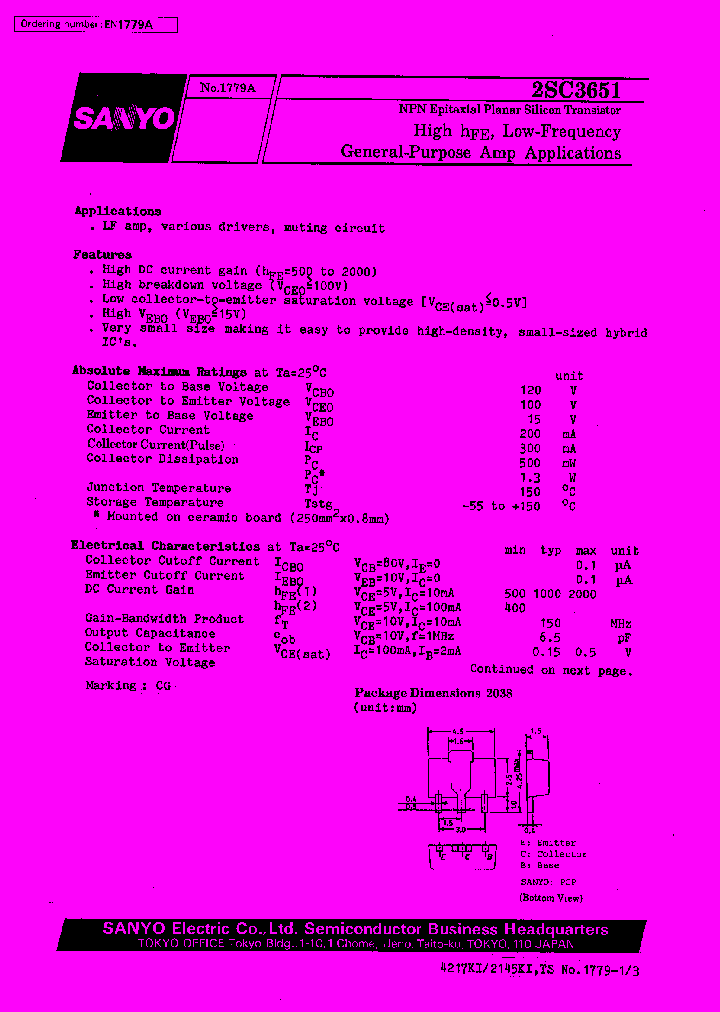 2SC3651_823571.PDF Datasheet