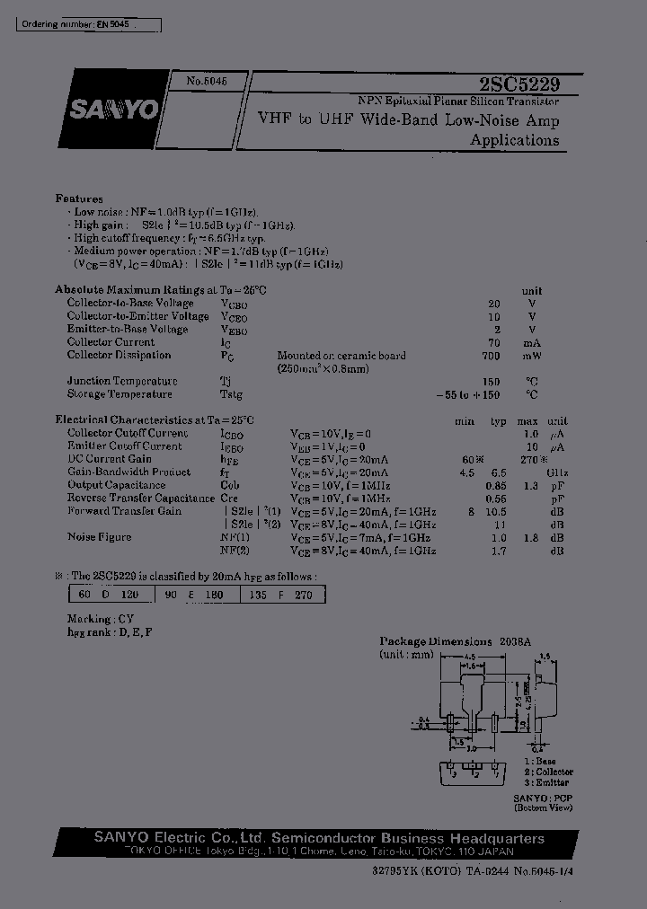 2SC5229_1016117.PDF Datasheet