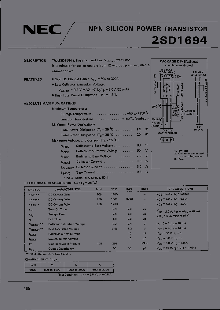 2SD1694_870767.PDF Datasheet