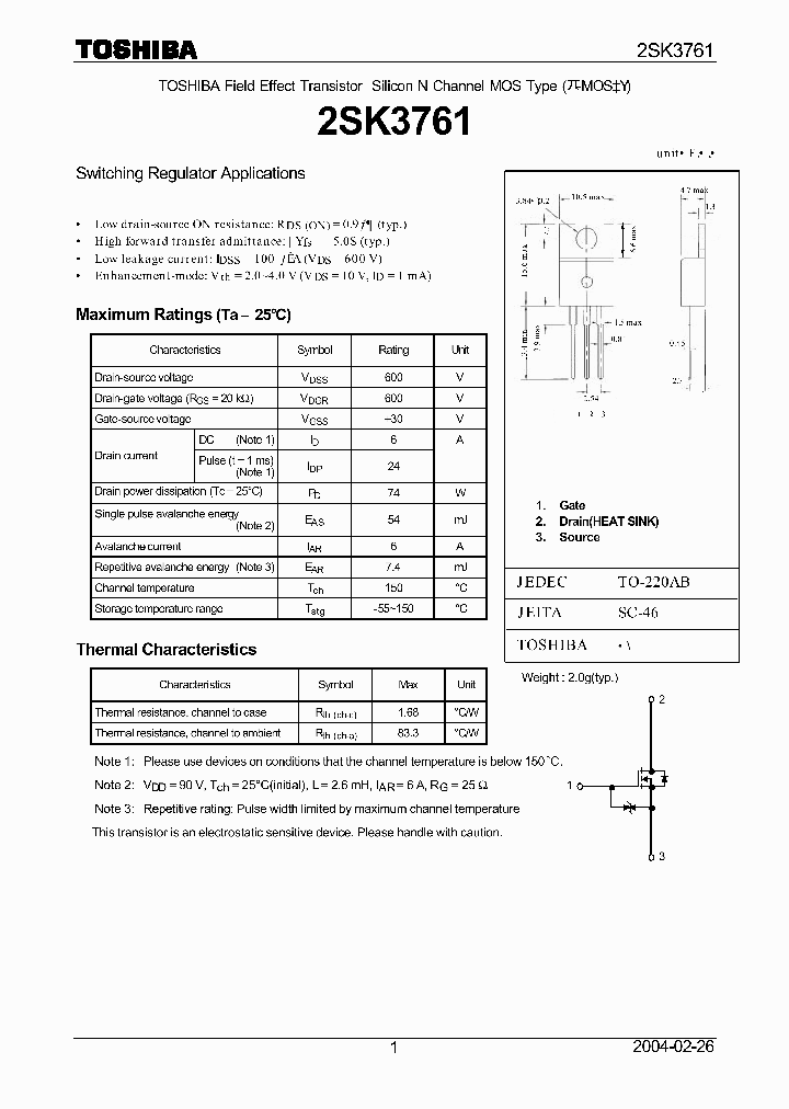 2SK3761_1021476.PDF Datasheet