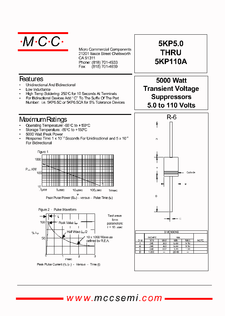 5KP16A_897440.PDF Datasheet