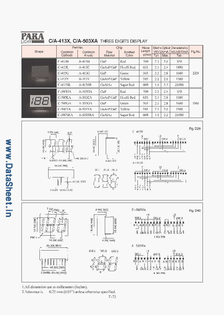 A-503GA_815894.PDF Datasheet