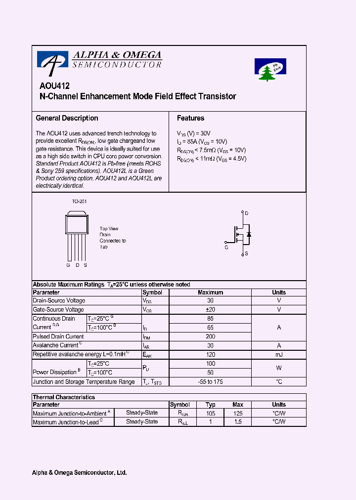 AOU412_1014110.PDF Datasheet