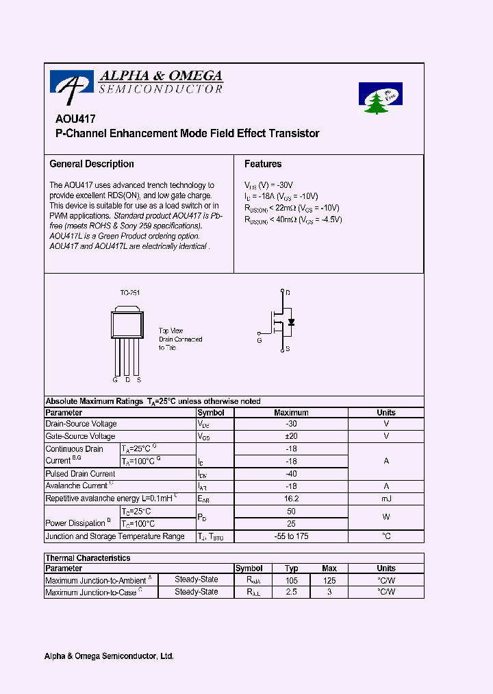 AOU417_1014116.PDF Datasheet