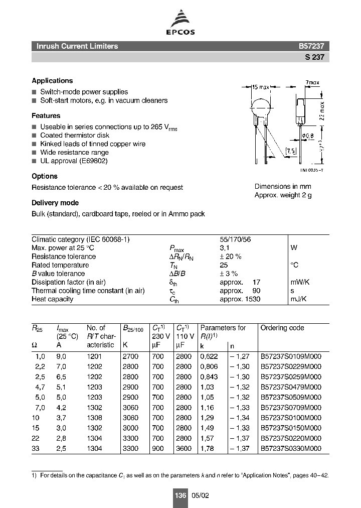 B57237S0150M000_937322.PDF Datasheet