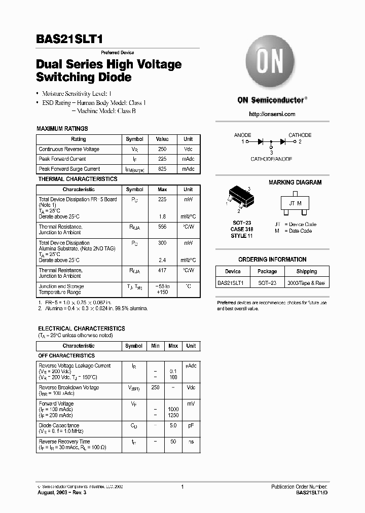 BAS21SLT1_927136.PDF Datasheet