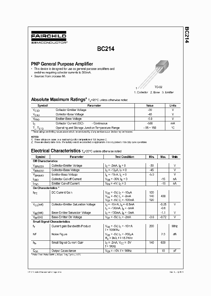 BC214_1012692.PDF Datasheet