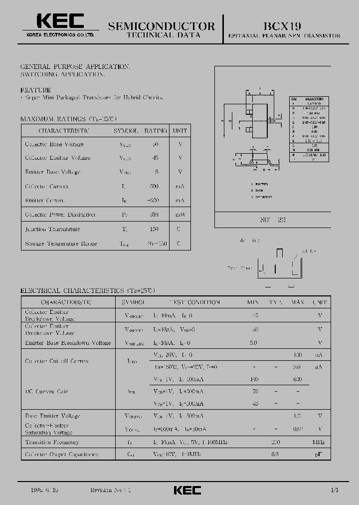 BCX19_944053.PDF Datasheet