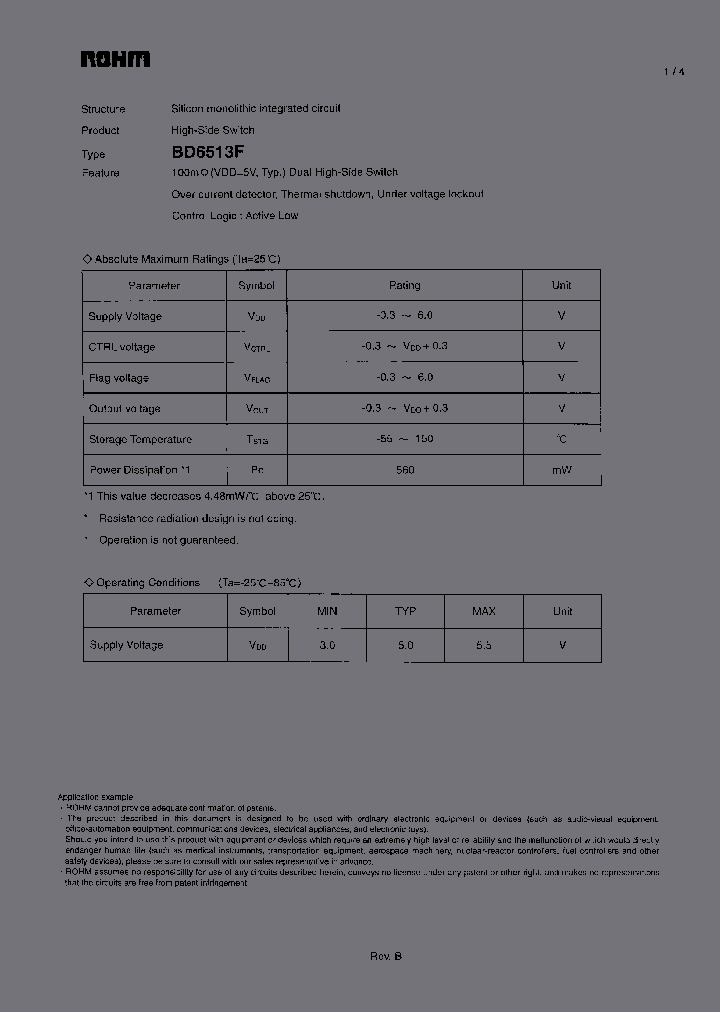 BD6513F_1022693.PDF Datasheet