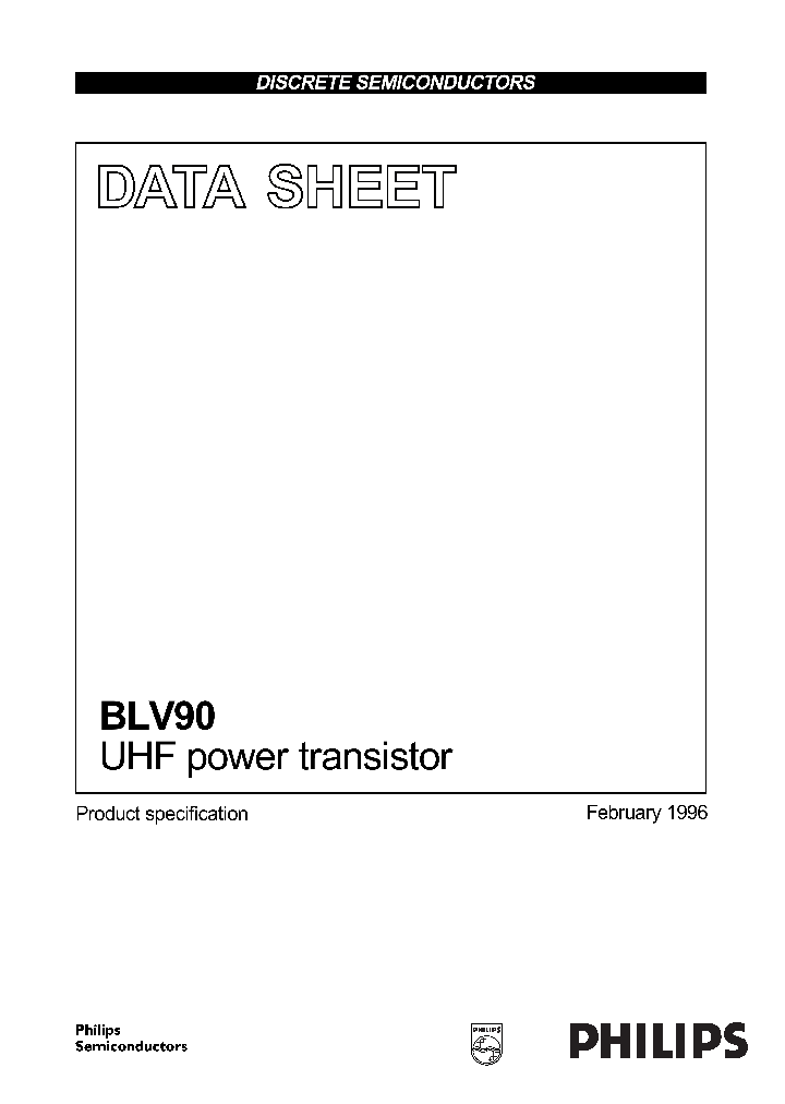 BLV90_850346.PDF Datasheet
