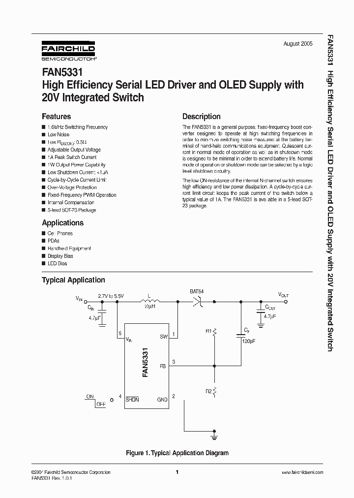 FAN533105_741757.PDF Datasheet