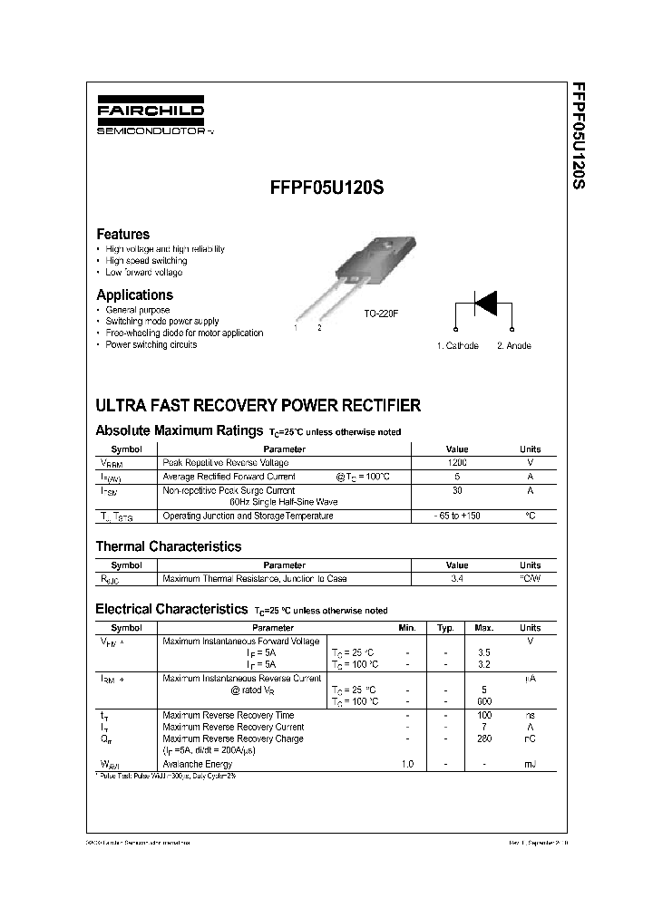 FFPF05U120S_912324.PDF Datasheet