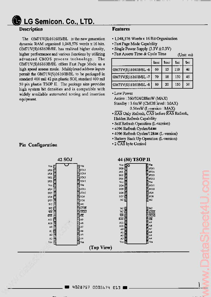 GM71VS16160BL_958278.PDF Datasheet