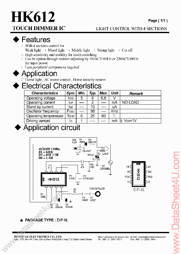 HK612_847178.PDF Datasheet