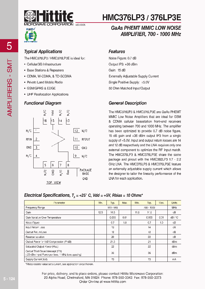 HMC376LP3_618552.PDF Datasheet