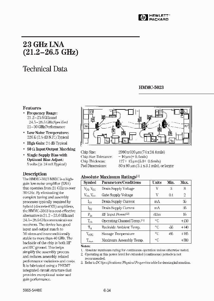 HMMC-5023_611983.PDF Datasheet