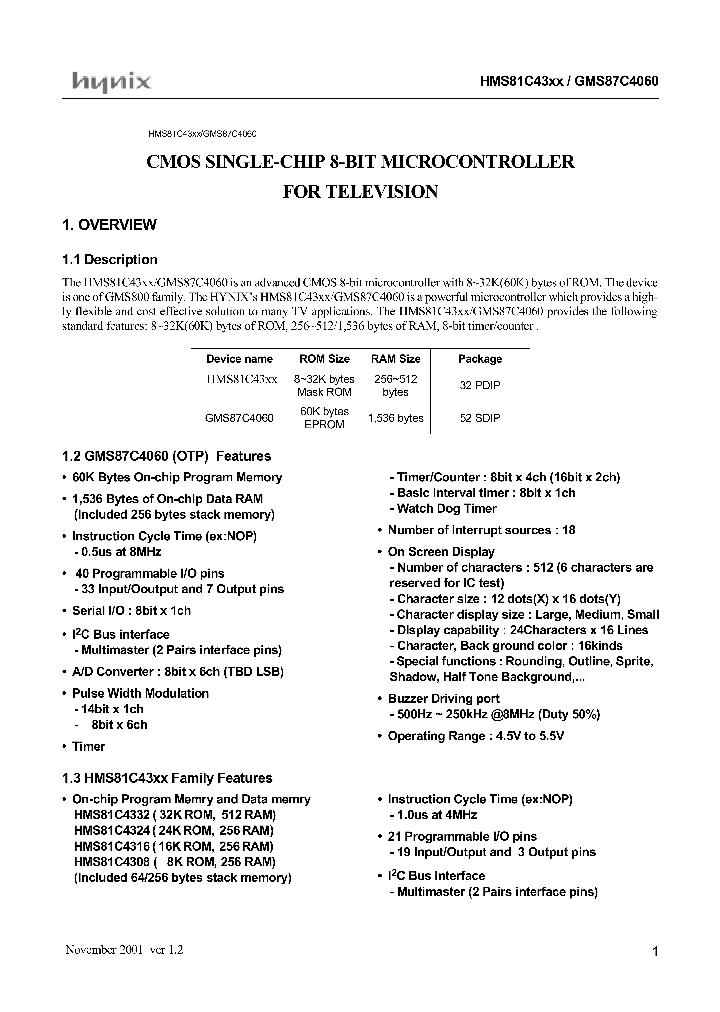 HMS81C43XX_958118.PDF Datasheet