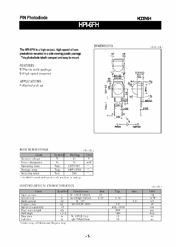 HPI-6FH_944157.PDF Datasheet