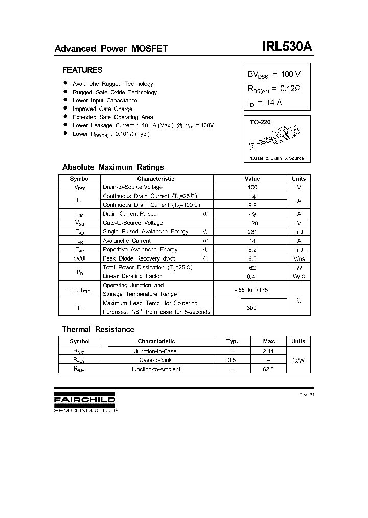 IRL530_773934.PDF Datasheet