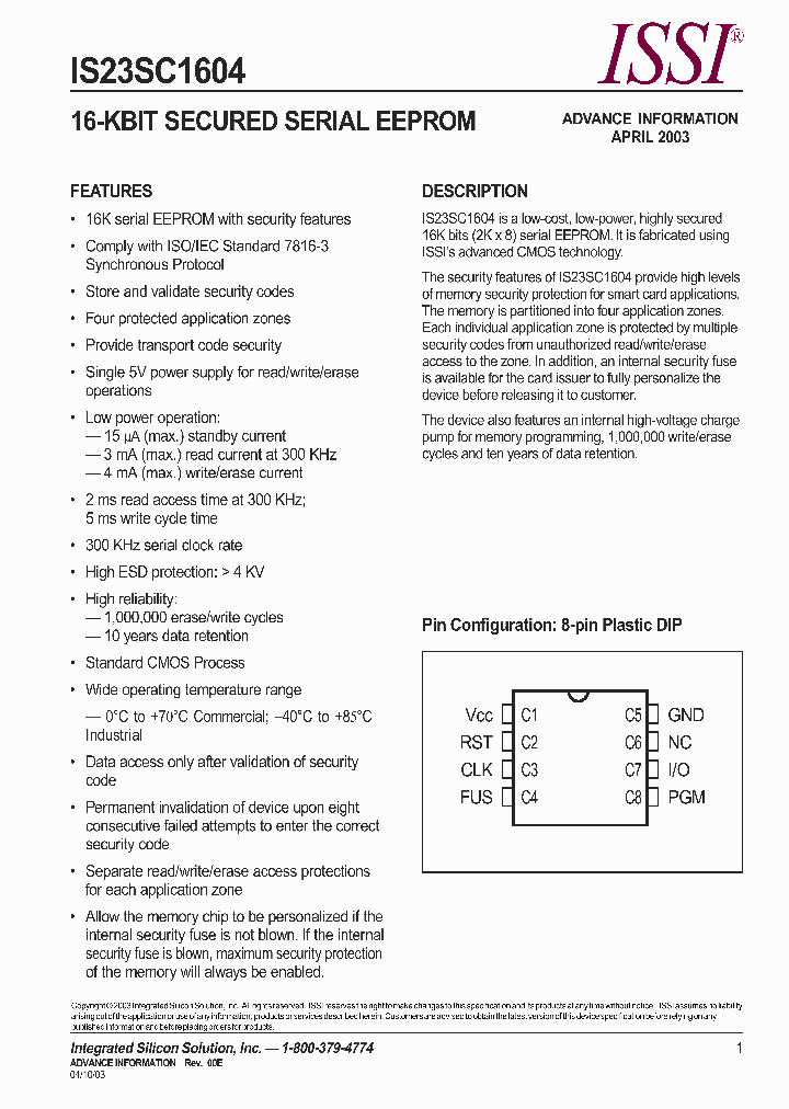 IS23SC1604_763434.PDF Datasheet