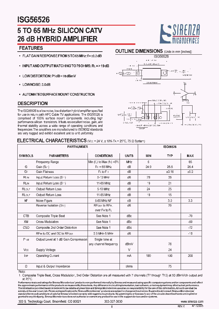 ISG56526_653142.PDF Datasheet