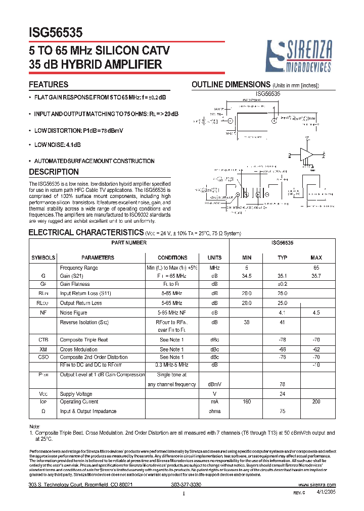 ISG56535_653140.PDF Datasheet